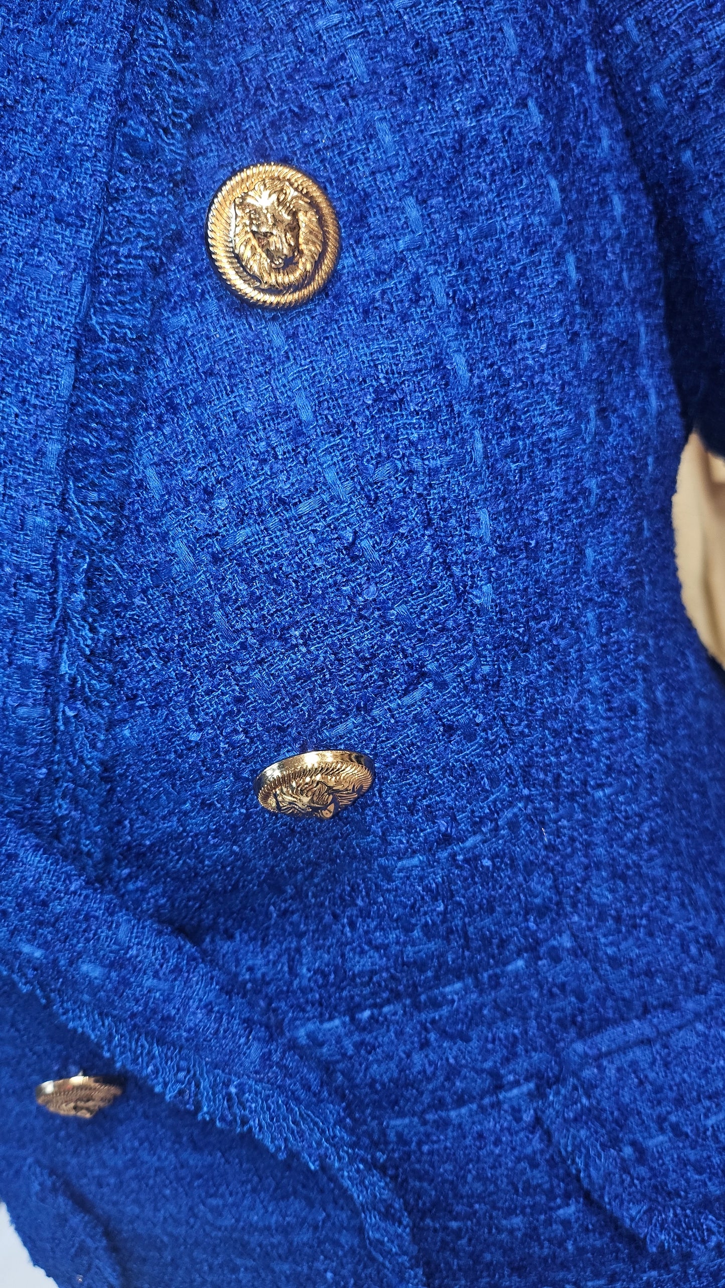 Blue Tweed Blazer