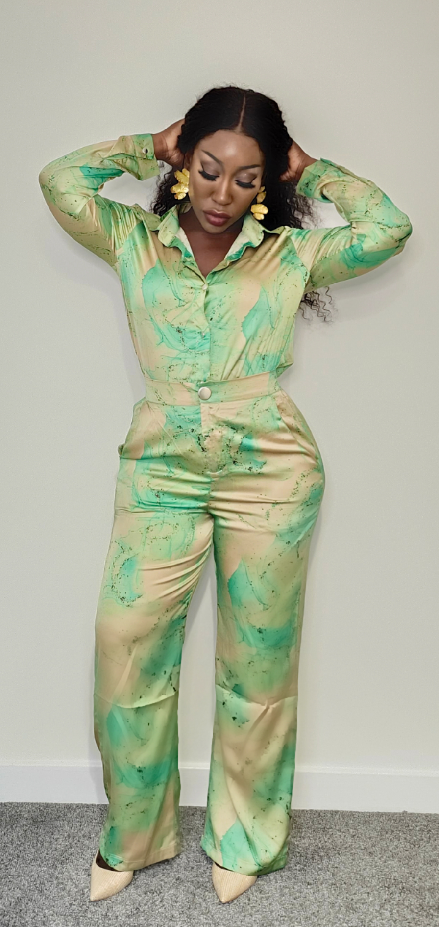 Green Marble Co-Ord