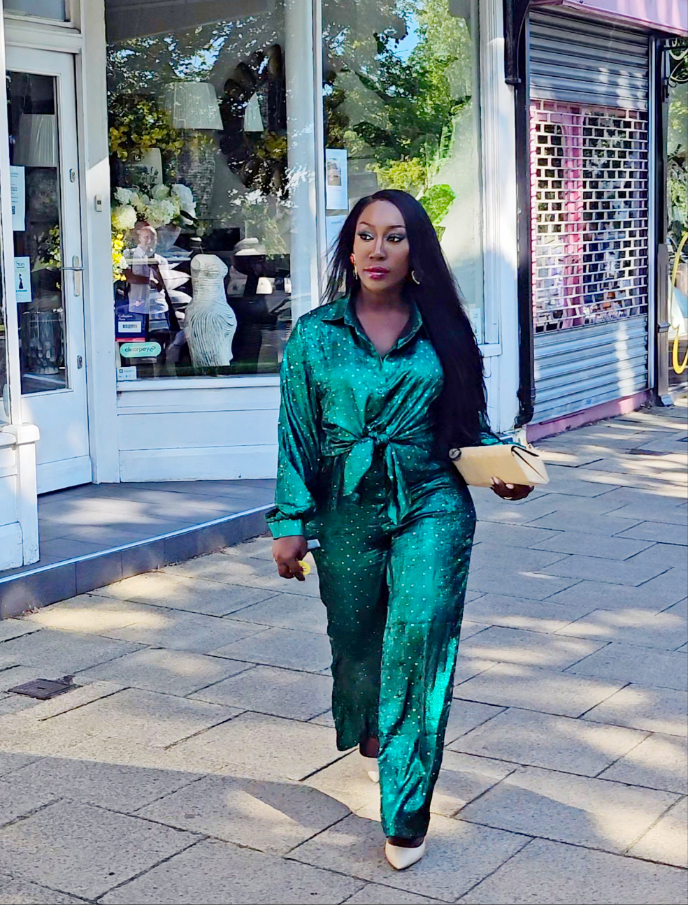 Metallic Green Co-Ord