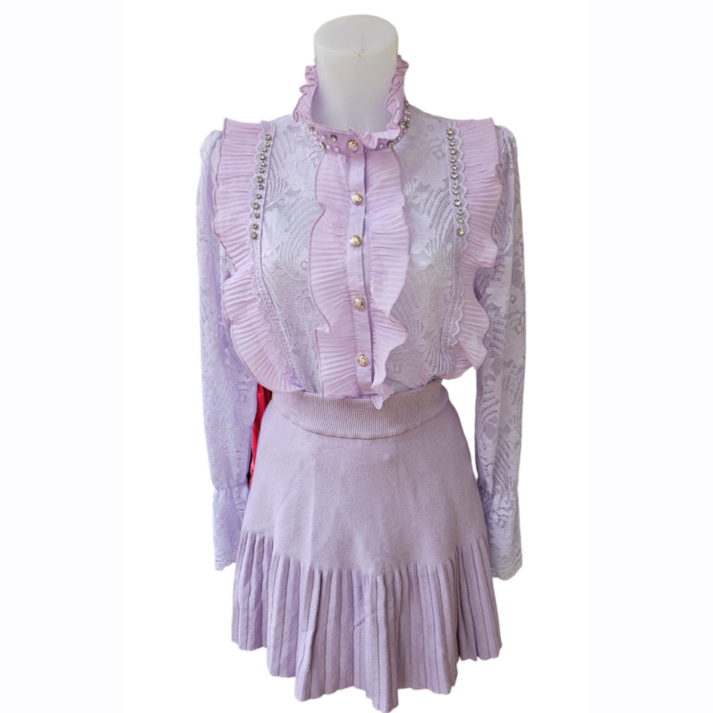 Lilac A-line Skirt