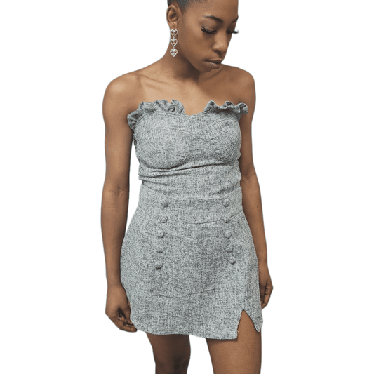 Grey Skort Co-Ord